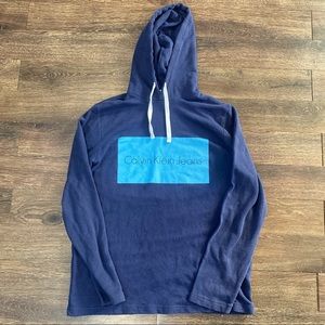 Blue Calvin Klein Jeans Hooded Long Sleeve